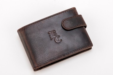 CARTERA TARJETERO MONEDERO CABALLERO PIEL MODELO BRITISH