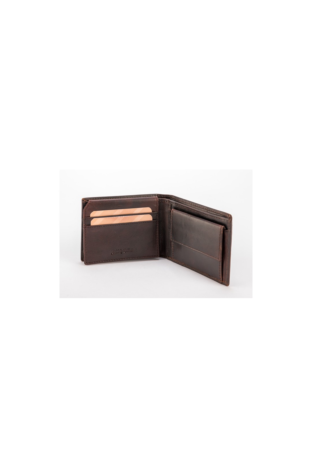 CARTERA TARJETERO MONEDERO DE CABALLERO EN PIEL MODELO BRITISH