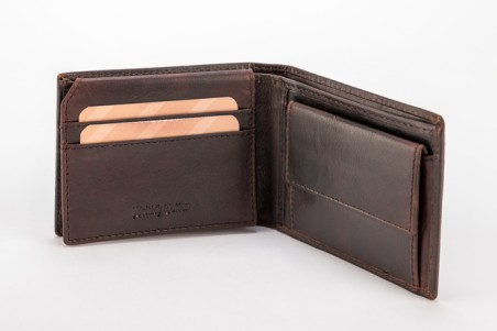 CARTERA TARJETERO MONEDERO DE CABALLERO EN PIEL MODELO BRITISH
