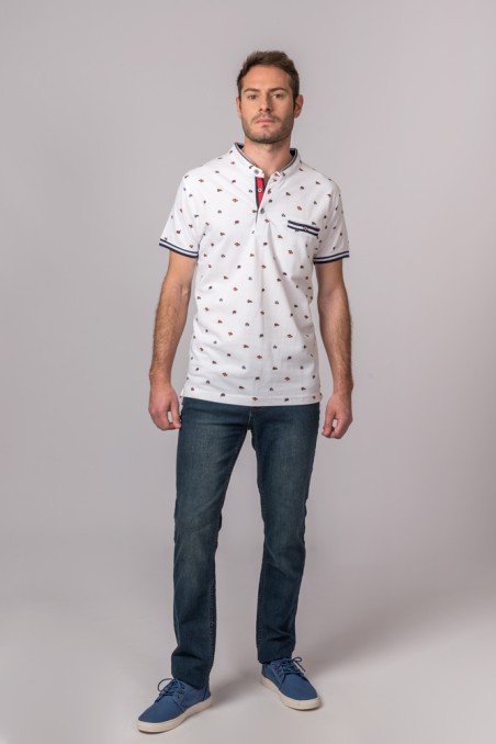 POLO FANTASÍA BLANCO COMETAS