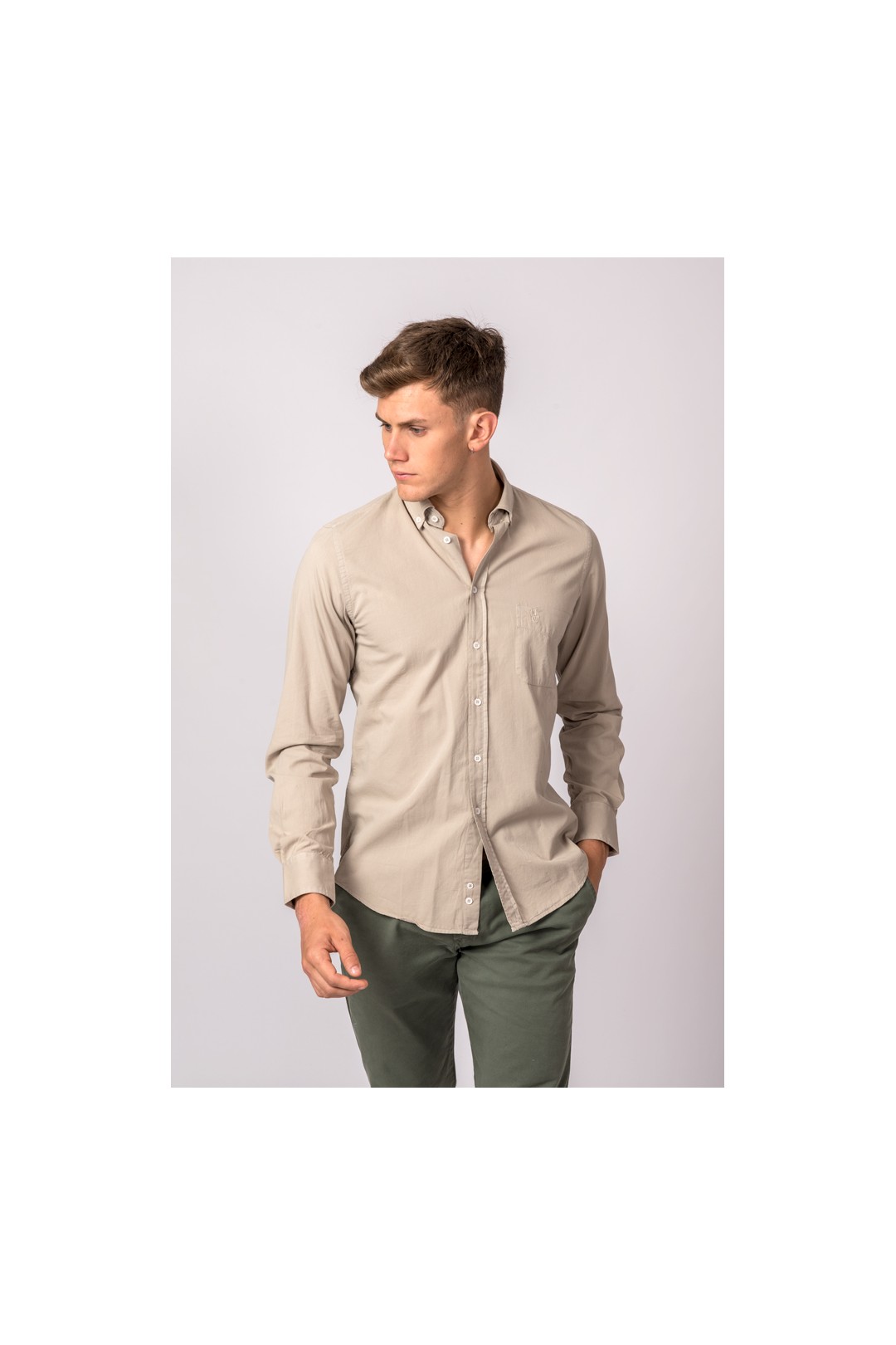 CAMISA SARGA CAMEL