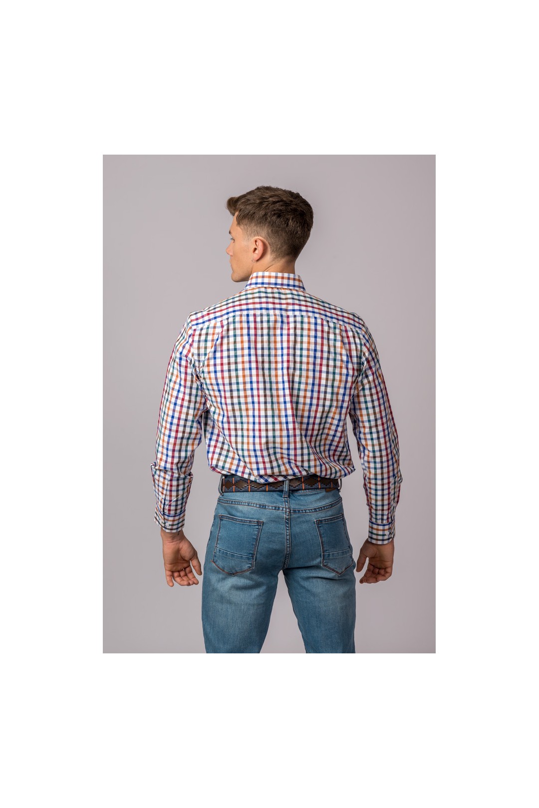 CAMISA CUADROS MULTICOLOR