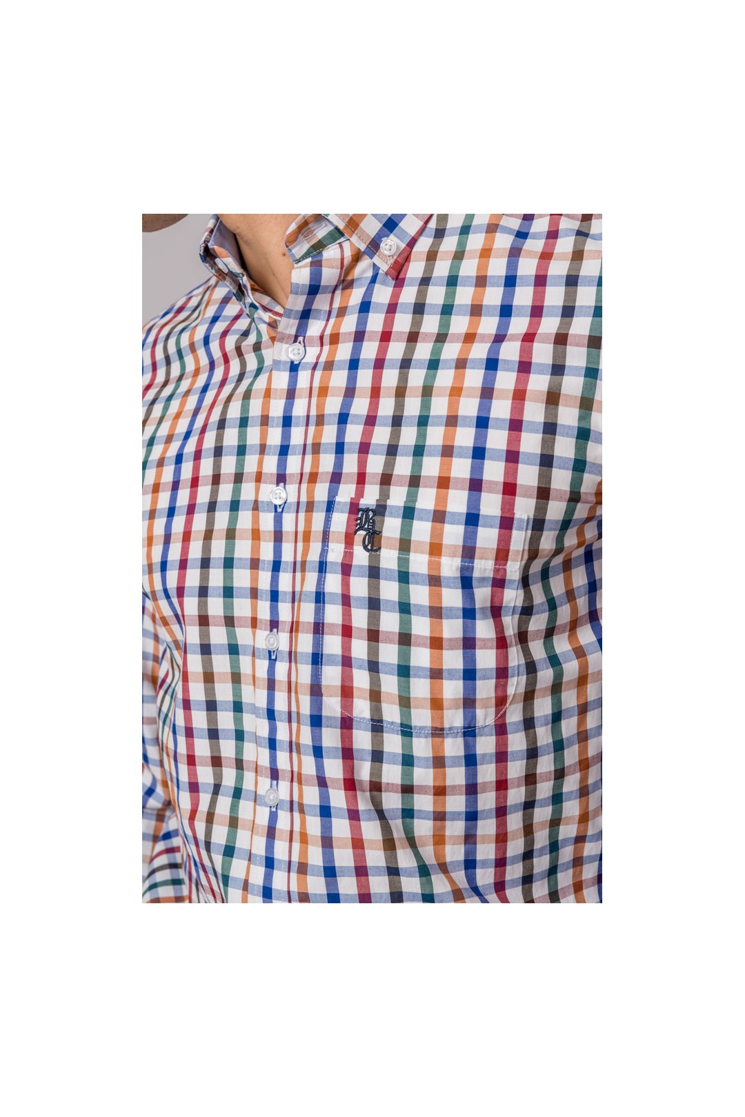 CAMISA CUADROS MULTICOLOR