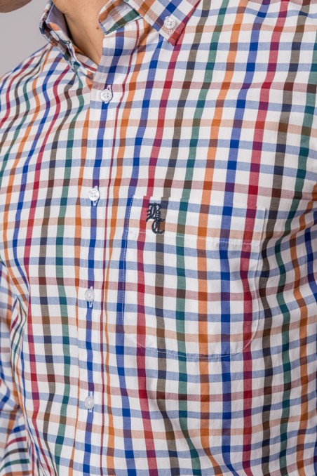 CAMISA CUADROS MULTICOLOR