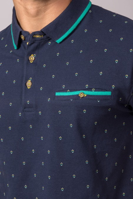 POLO FANTASÍA MARINO FLOR