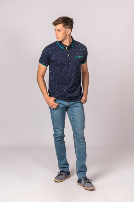 POLO FANTASÍA MARINO FLOR