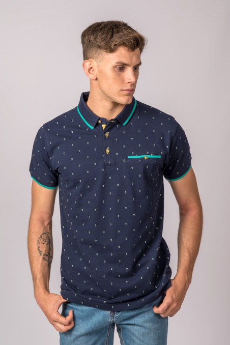 POLO FANTASÍA MARINO FLOR