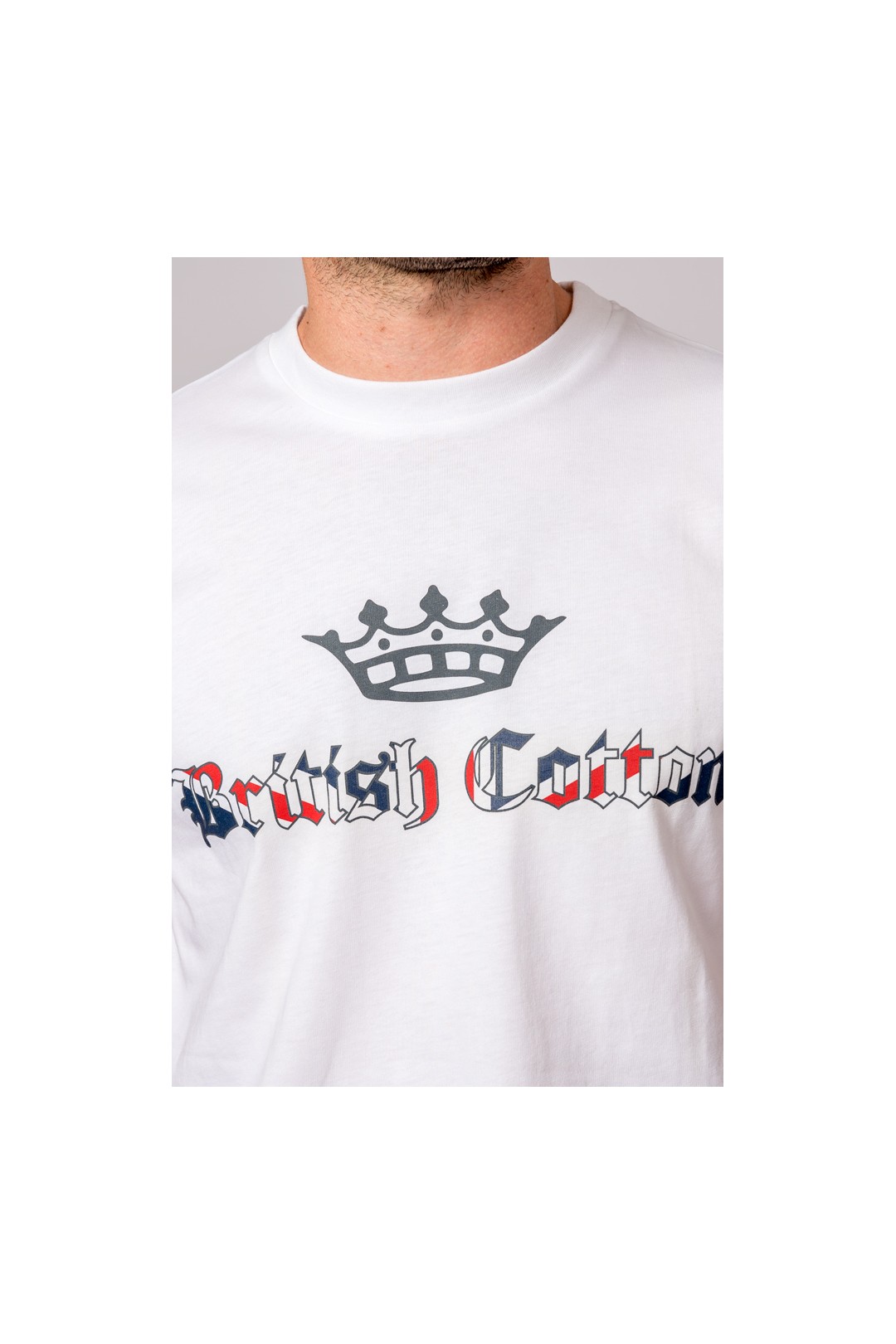 CAMISETA BRITISH COTTON CORONA BLANCO