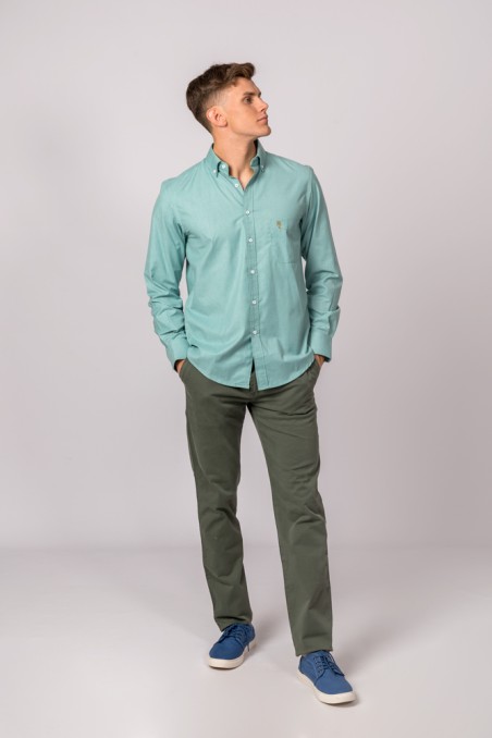 CAMISA VERDE AGUA