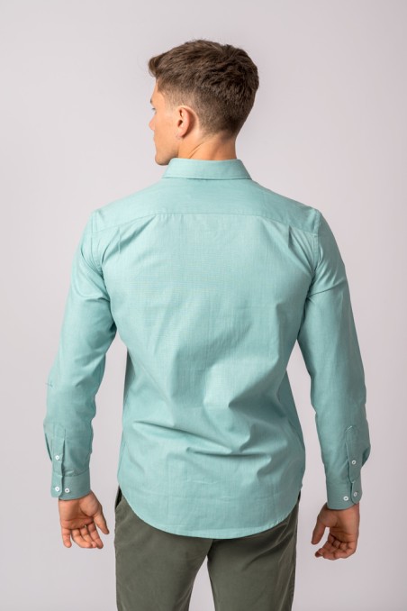 CHEMISE VERT D'EAU