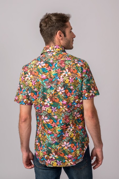 CAMISA FLORES MULTICOLOR