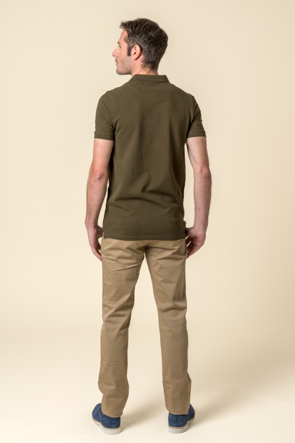 POLO BRITISH VERDE KAKI 2