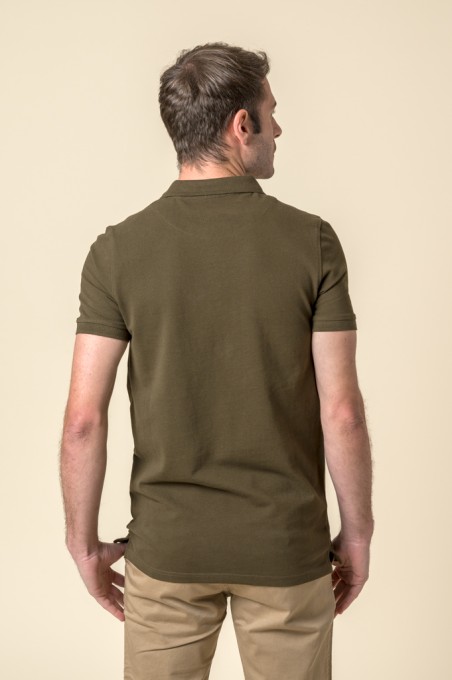 POLO BRITANNIQUE VERT KAKI