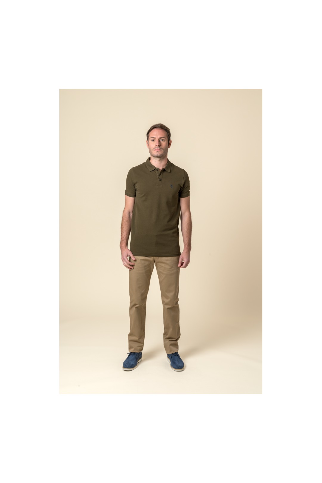 POLO BRITISH VERDE KAKI