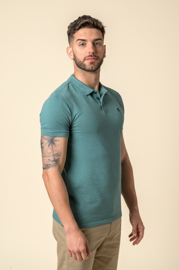 POLO BRITISH VERDE DESLAVADO 2