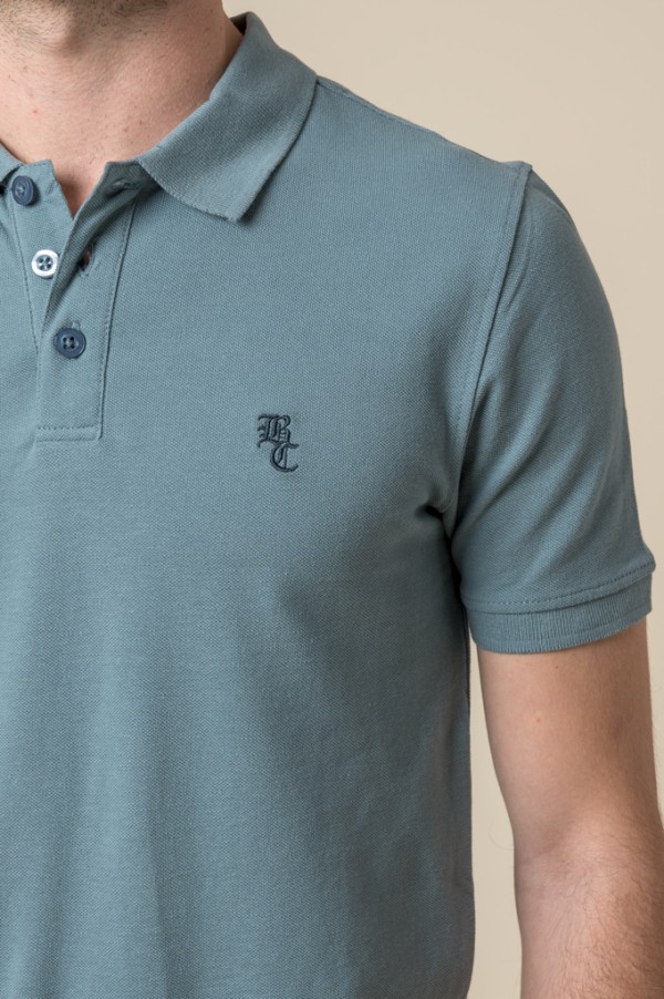 POLO BRITISH AZUL DESLAVADO 2