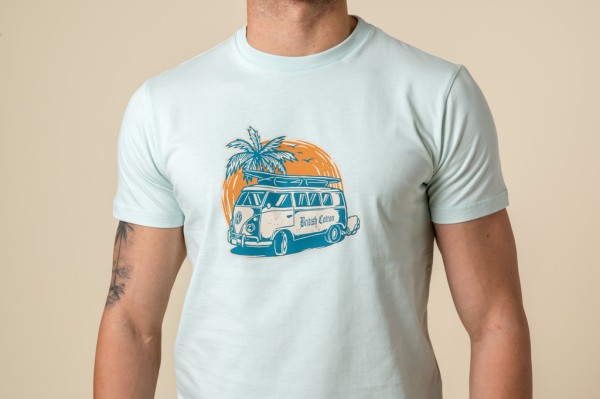 CAMISETA CALIFORNIA BC AZUL CLARO