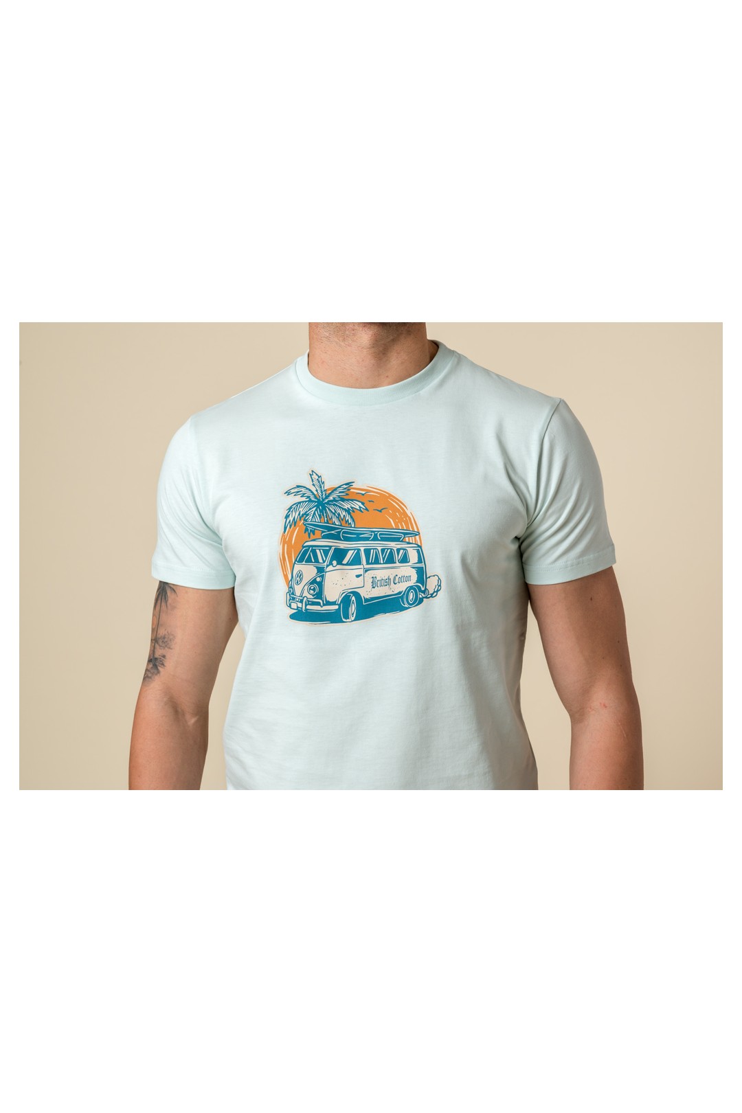 CAMISETA CALIFORNIA BC AZUL CLARO