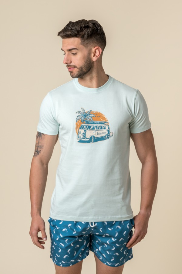 CAMISETA CALIFORNIA BC AZUL CLARO 2