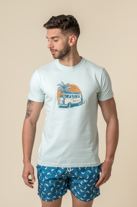 CAMISETA CALIFORNIA BC AZUL CLARO