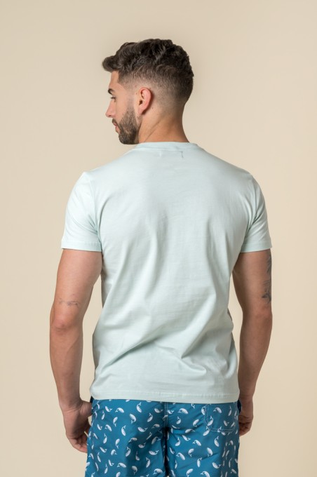 T-SHIRT CALIFORNIA BC LIGHT BLUE