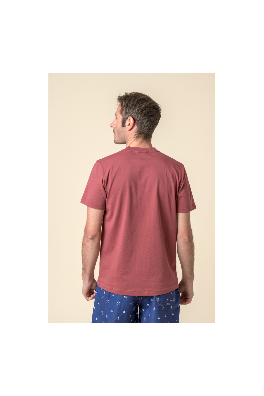 T-SHIRT VÉLO BORDEAUX