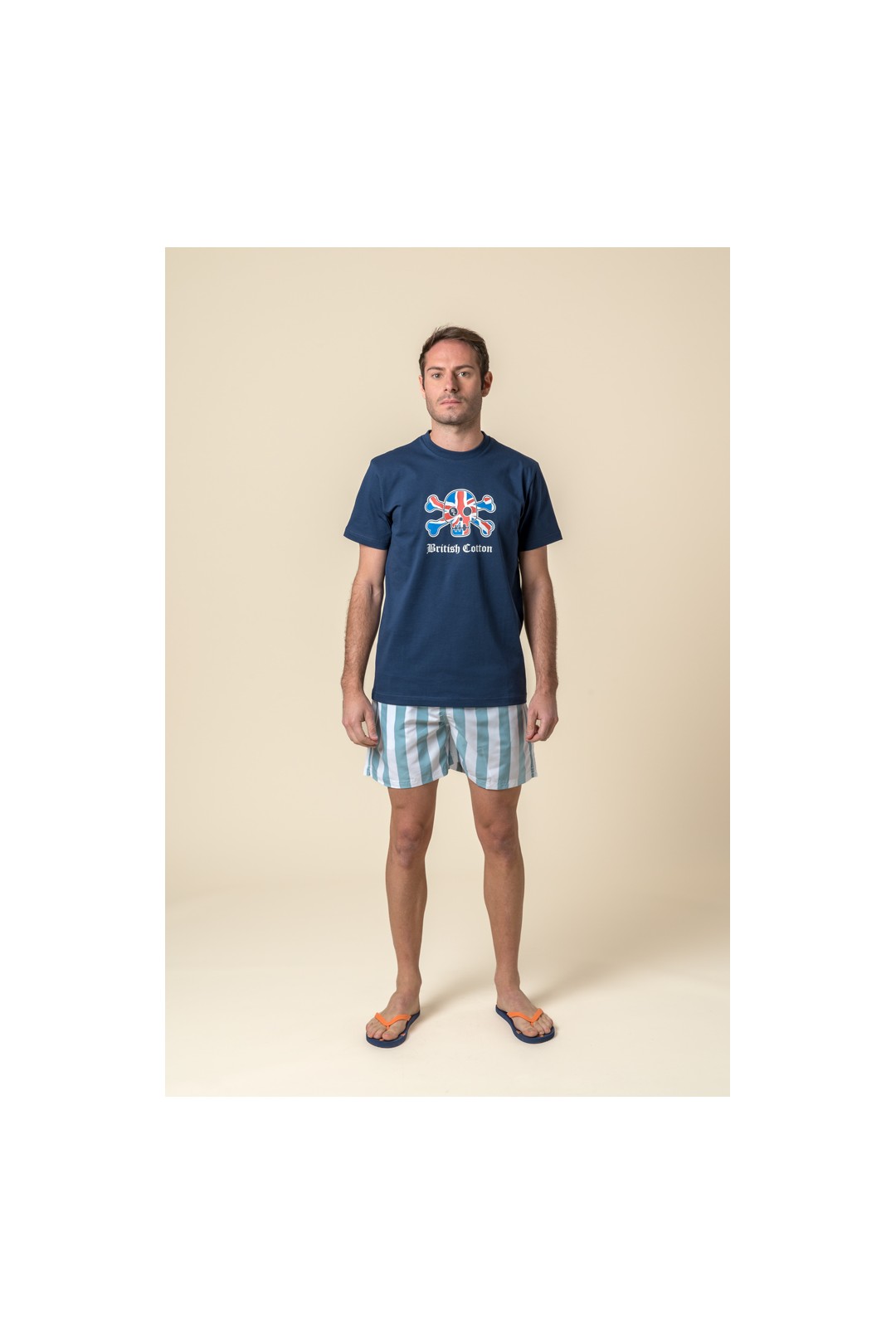 CAMISETA CALAVERA BC MARINO