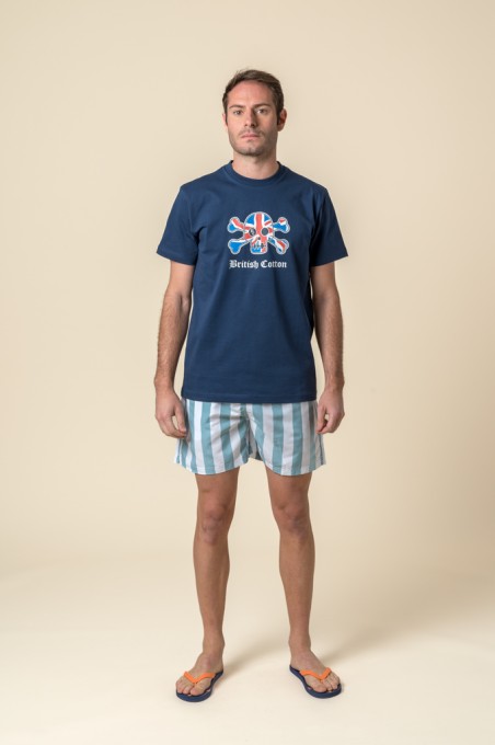 CAMISETA CALAVERA BC MARINO
