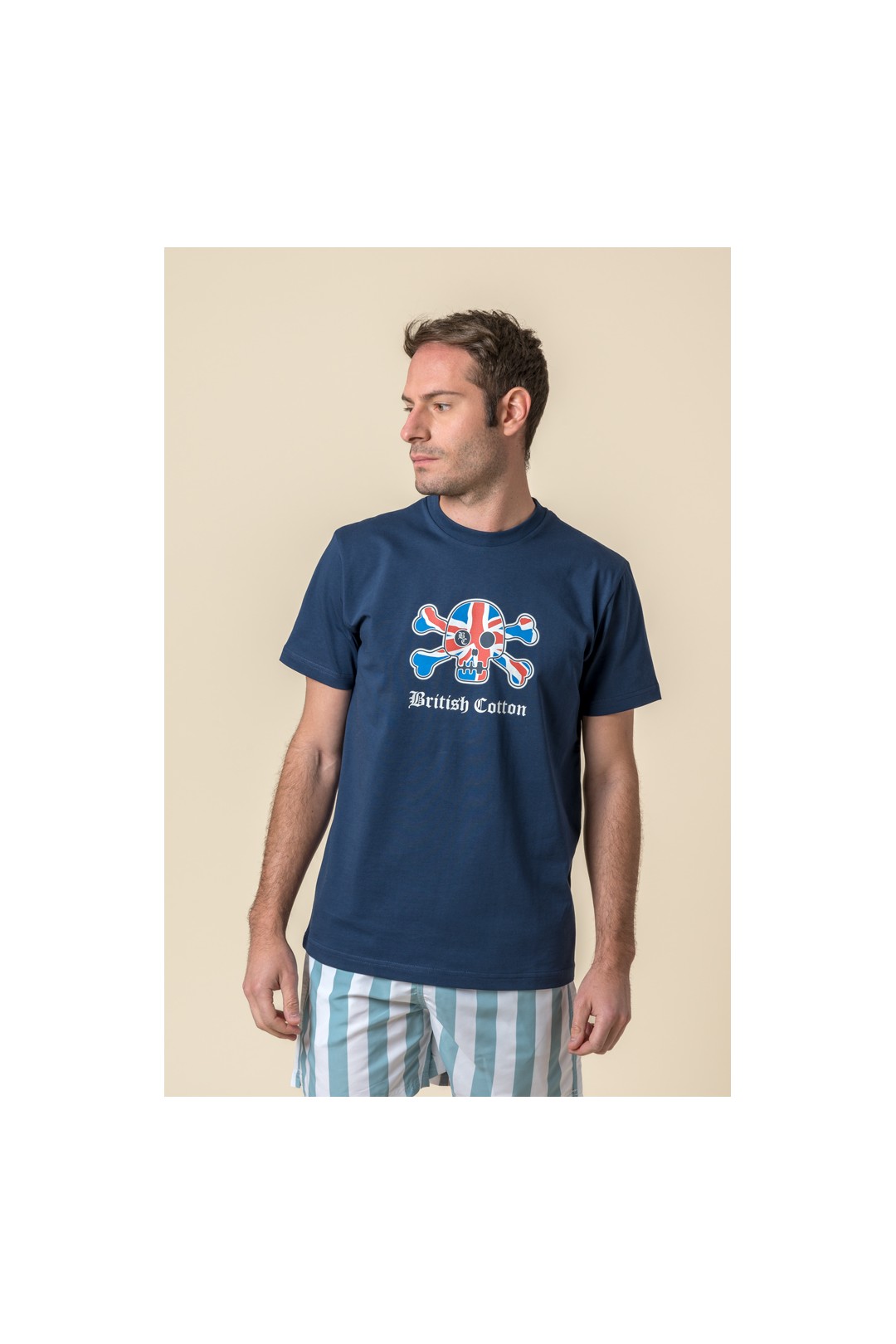 CAMISETA CALAVERA BC MARINO