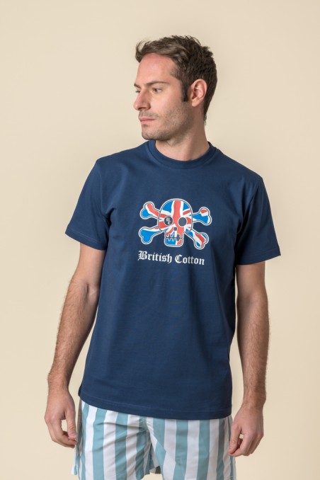 CAMISETA CALAVERA BC MARINO