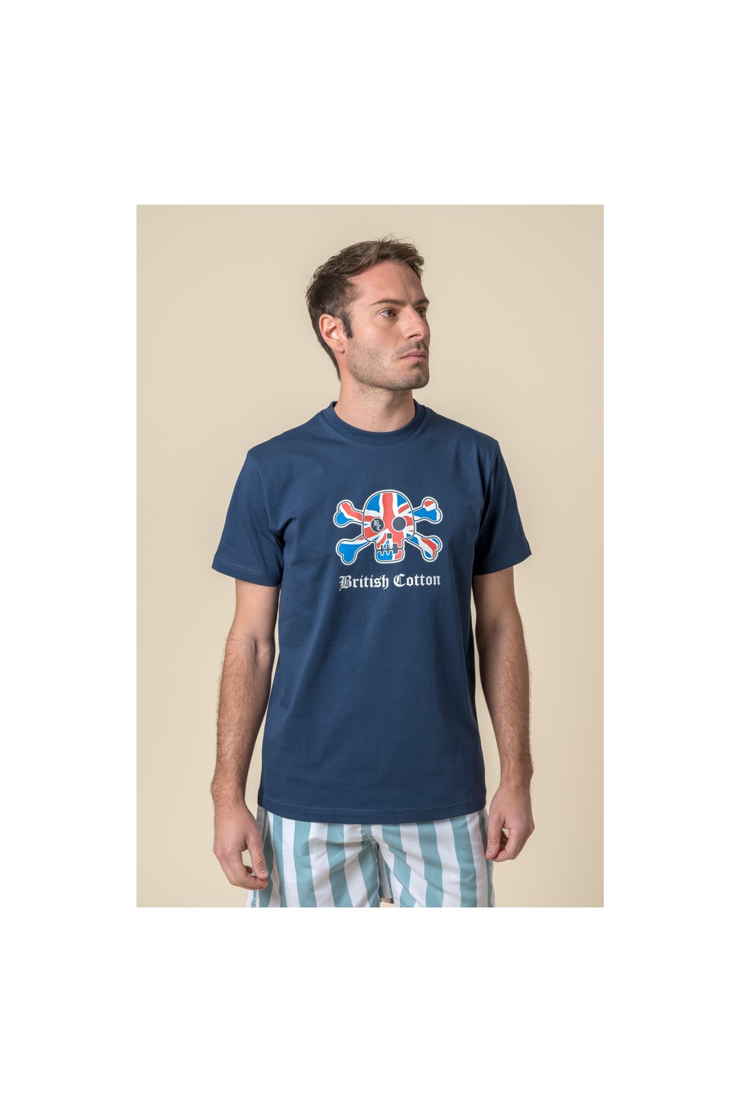 CAMISETA CALAVERA BC MARINO