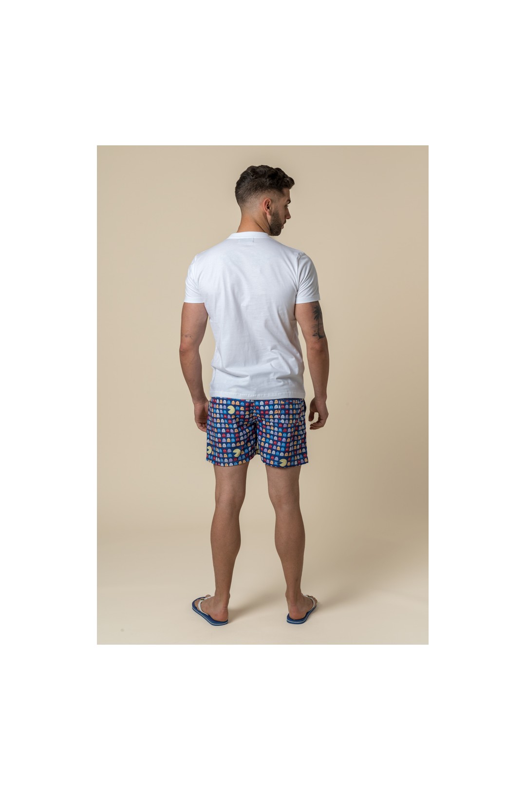 CAMISETA VESPA BRITISH BLANCA