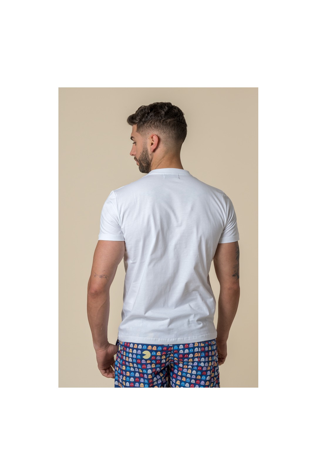 CAMISETA VESPA BRITISH BLANCA