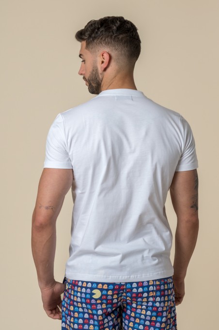 CAMISETA VESPA BRITISH BLANCA