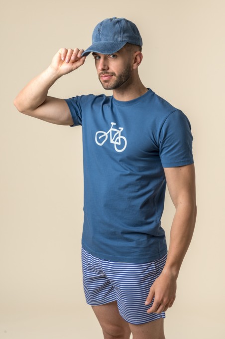 MAILLOT DE BAIN RAYÉ MARINE ET BLANC