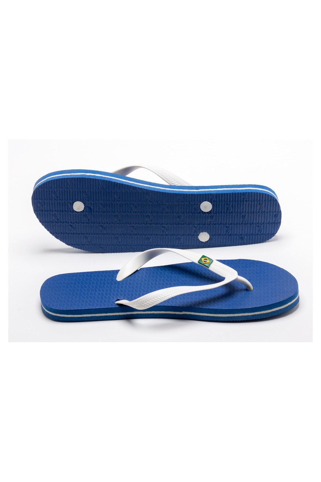 CHANCLA BRASIL AZUL Y BLANCA