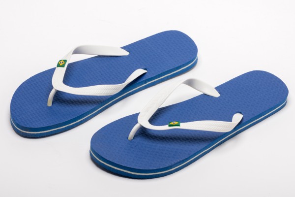 CHANCLA BRASIL AZUL Y BLANCA 2
