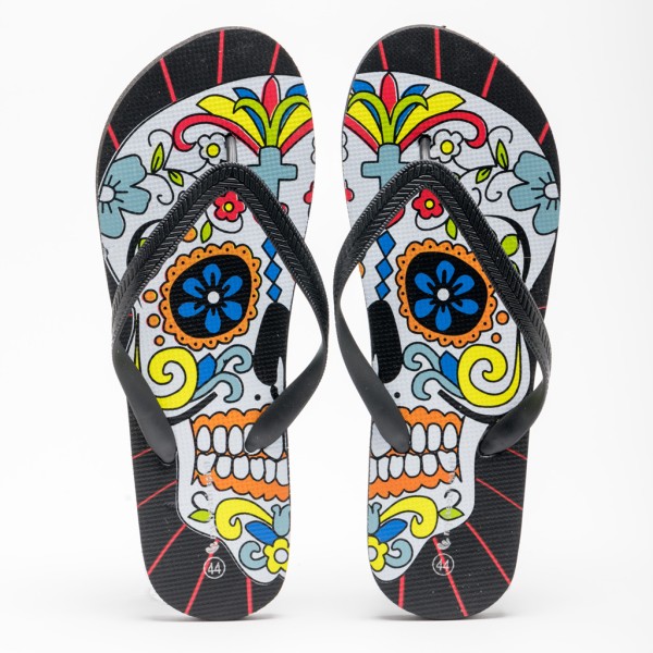 TONG MULTICOLORE À TÊTE DE MORT 2