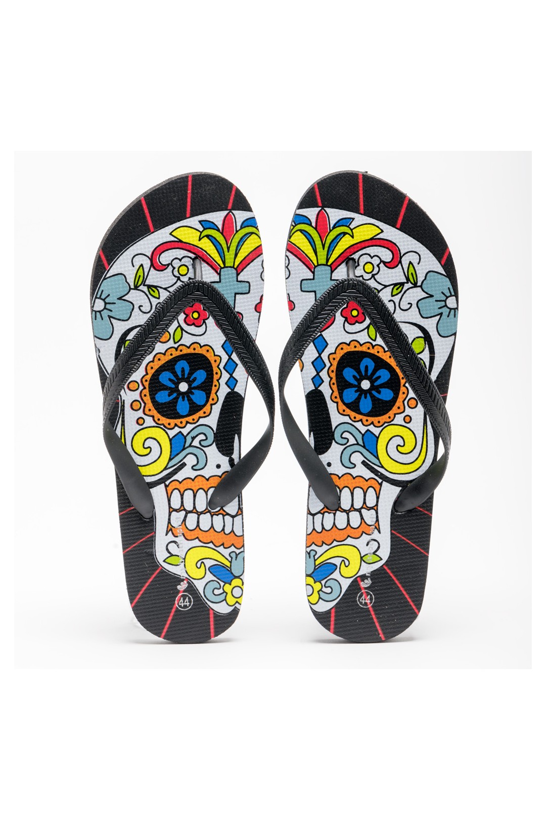 CHANCLA CALAVERA MULTICOLOR