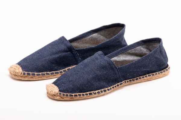 Calzado para hombre espardeña azul denim 2