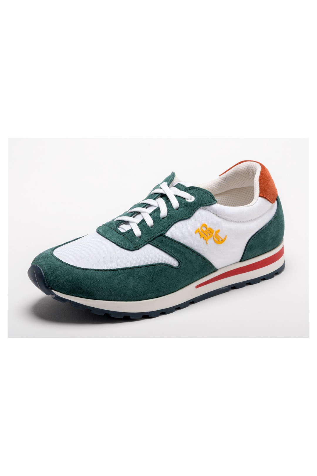 SNEAKER DEPORTIVA VERDE Y NARANJA