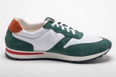 SNEAKER DEPORTIVA VERDE Y NARANJA