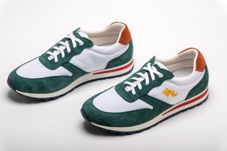 SNEAKER DEPORTIVA VERDE Y NARANJA