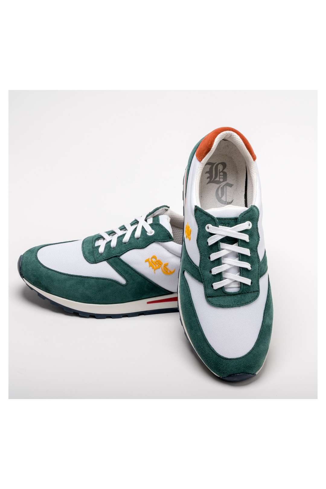 SNEAKER DEPORTIVA VERDE Y NARANJA
