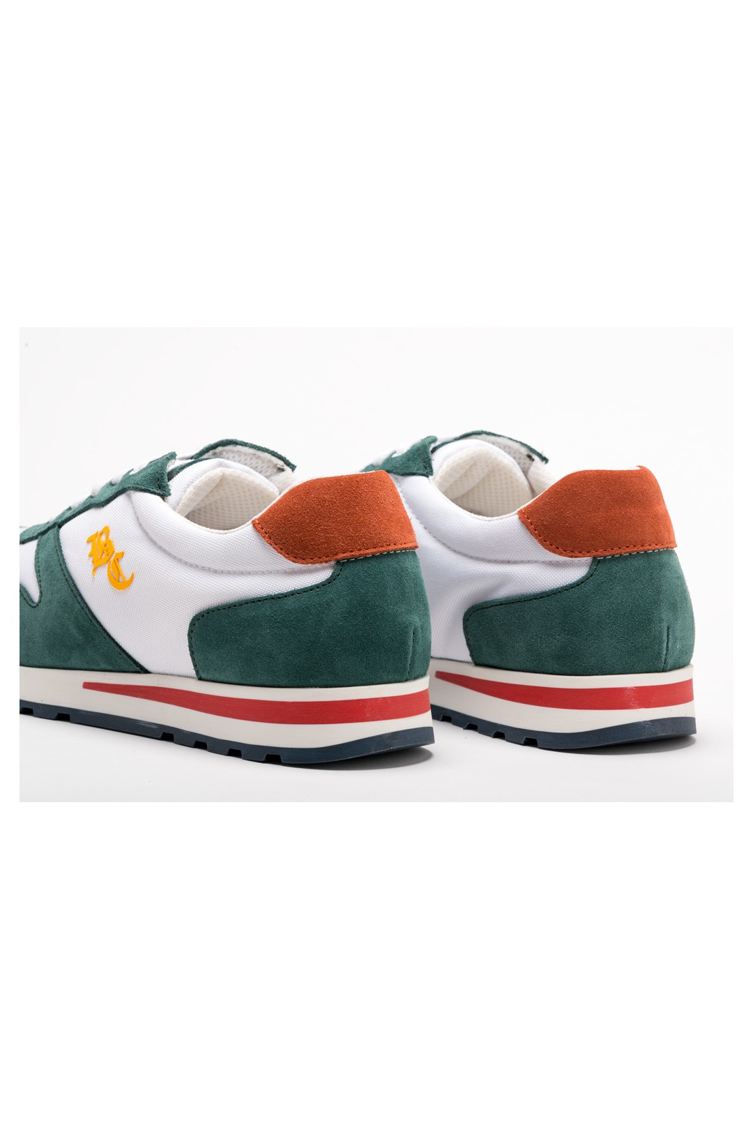 SNEAKER DEPORTIVA VERDE Y NARANJA
