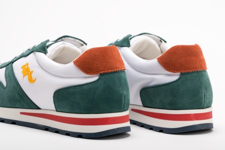 SNEAKER DEPORTIVA VERDE Y NARANJA