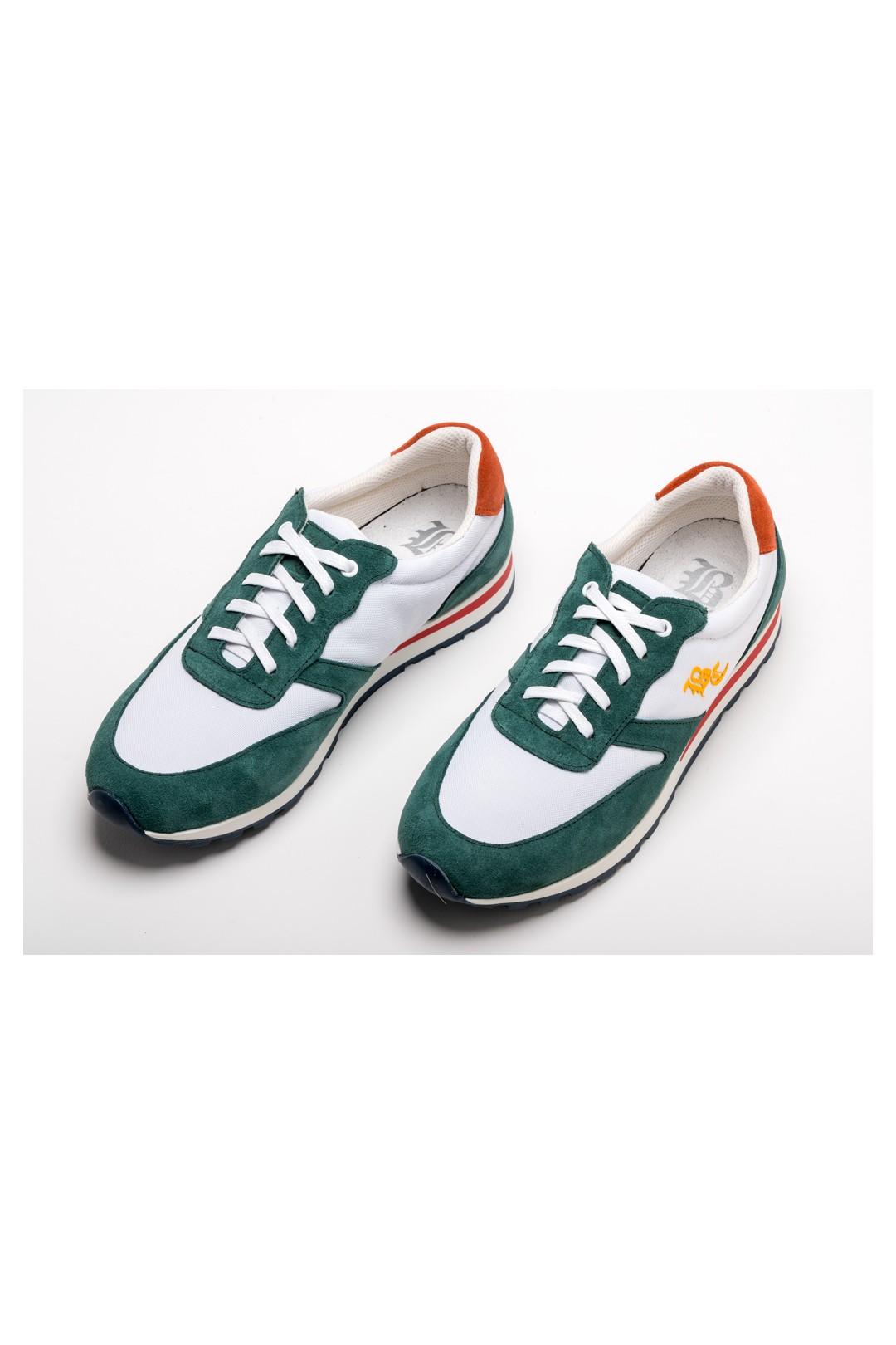 SNEAKER DEPORTIVA VERDE Y NARANJA