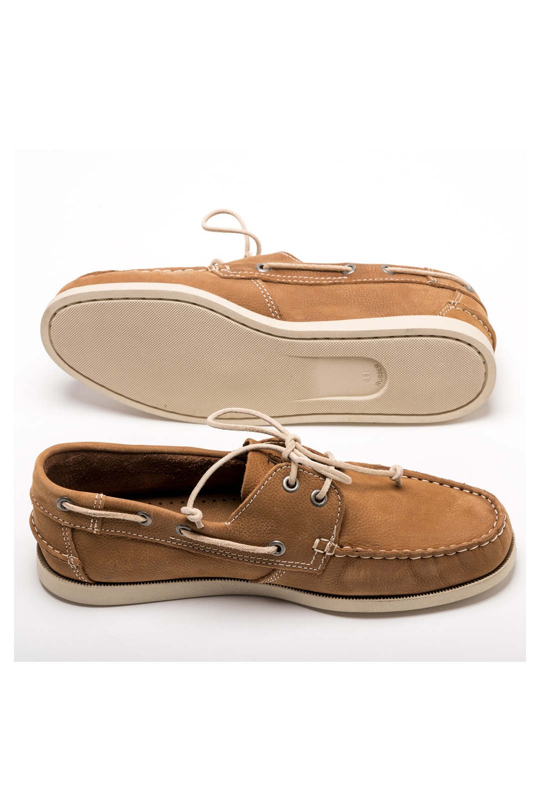 CHAUSSURE EN CUIR BRITISH COTTON BEIGE