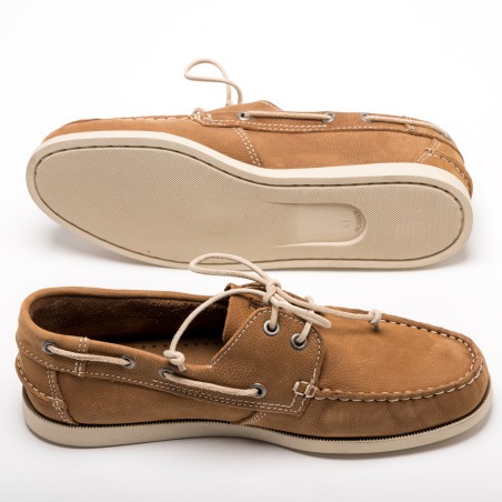 ZAPATO PIEL BRITISH COTTON BEIGE