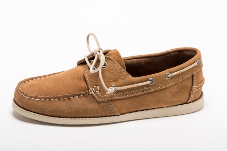CHAUSSURE EN CUIR BRITISH COTTON BEIGE